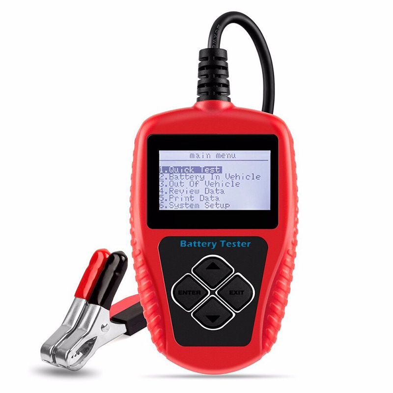Auto Vehicle Battery Analyzer Tester 100-2000 CCA Analyzer Directly Detect Bad Cell Battery Check Battery Health 12V Car Battery Tester 